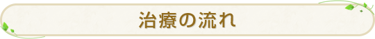 治療の流れ