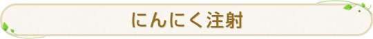 にんにく注射